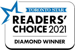 Toronto Star Readers’ Choice 2021 Diamond Winner badge