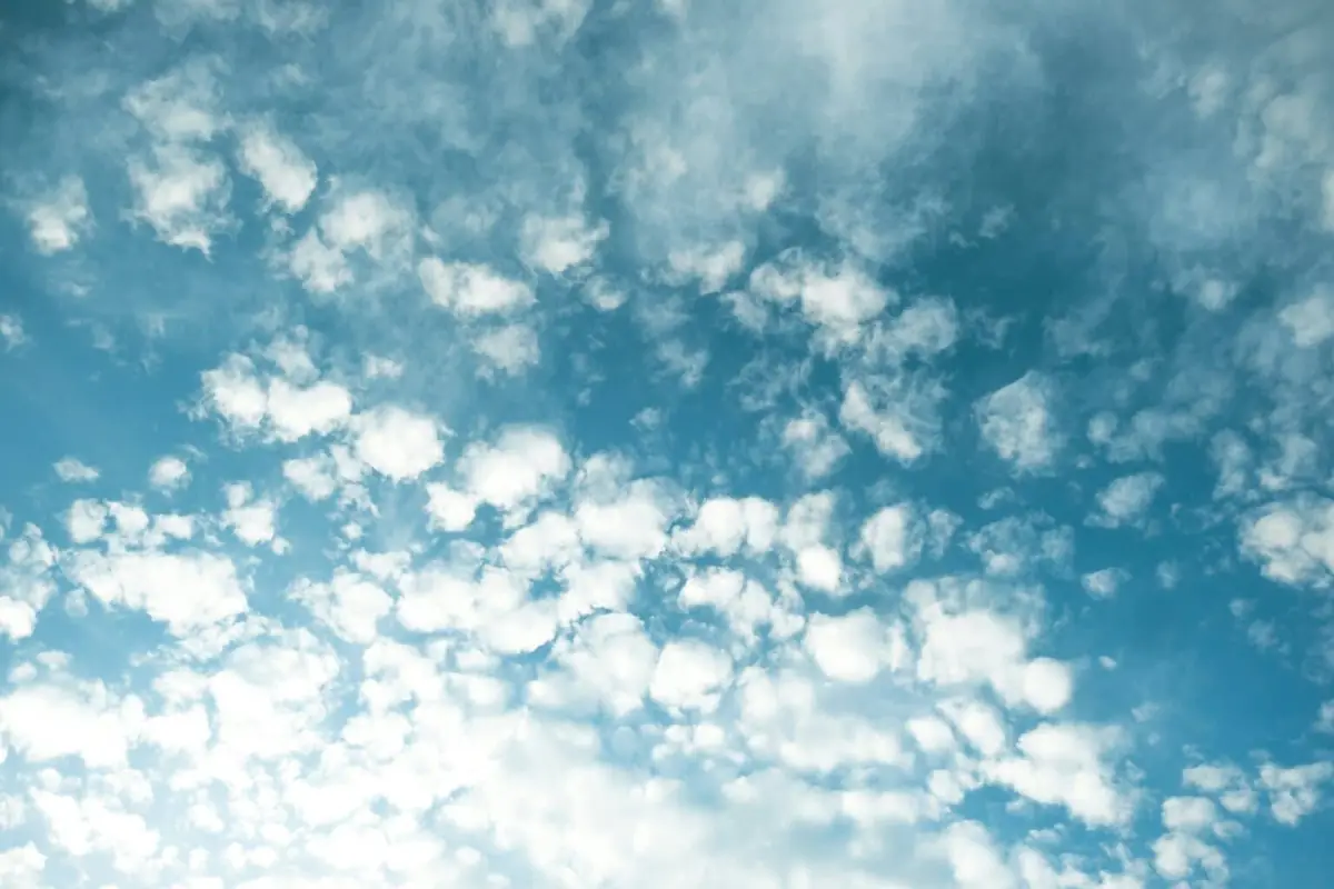 Blue sky, fresh air