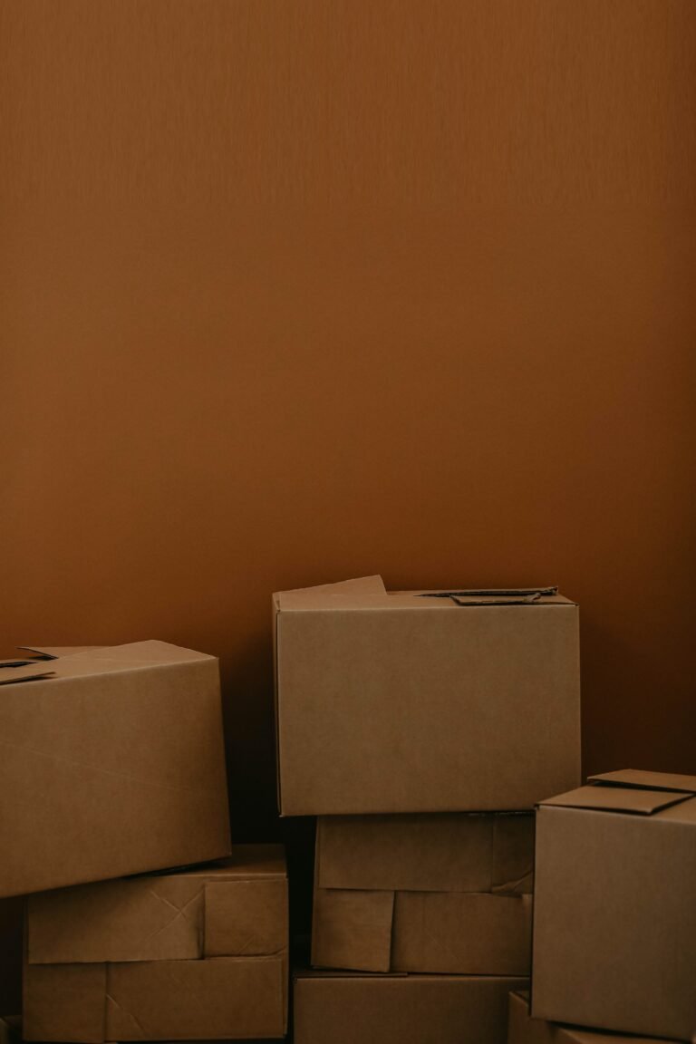pile of boxes