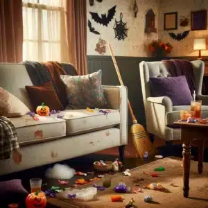 Furniture and Upholstery Cleanup, Halloween decorations