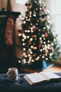 Warm and confortable winter, book, christmas