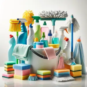 Assorted Cleaning Essentials, High Traffic Areas