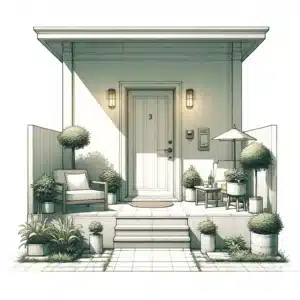 Elegant Home Entrance and Patio Design 2023