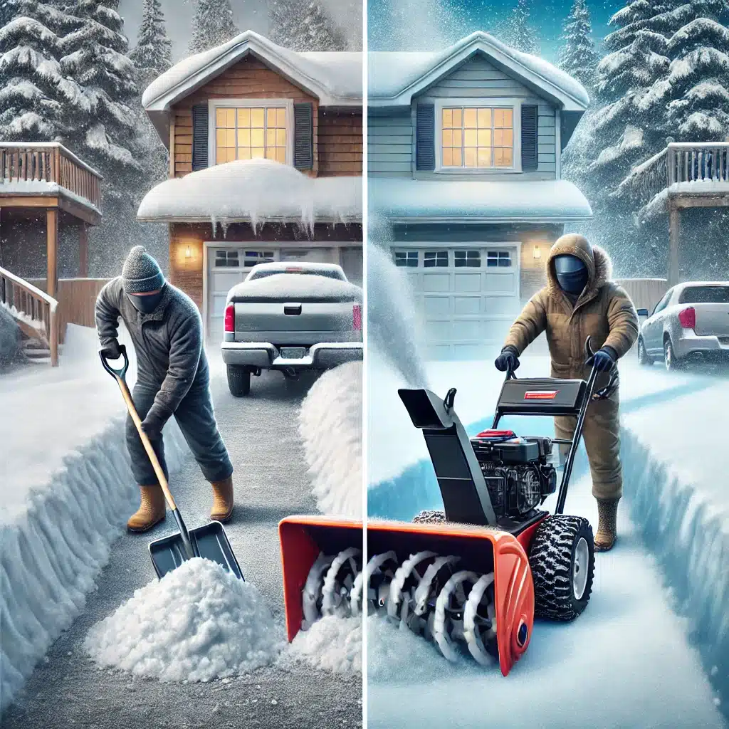 Shovels and Snow Blowers testing who is better