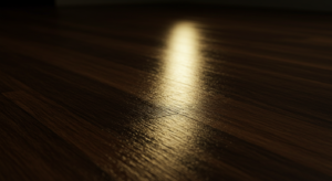 Zoom in, Floor with wax, floor wax