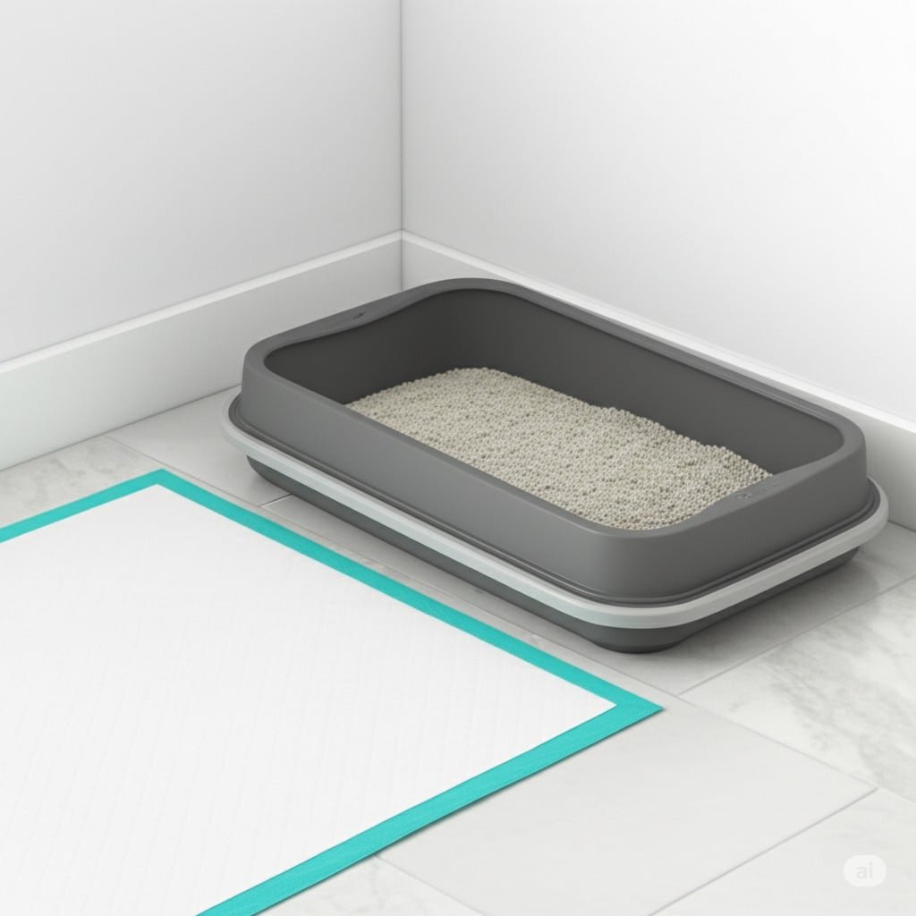 Litter Box and Potty Area