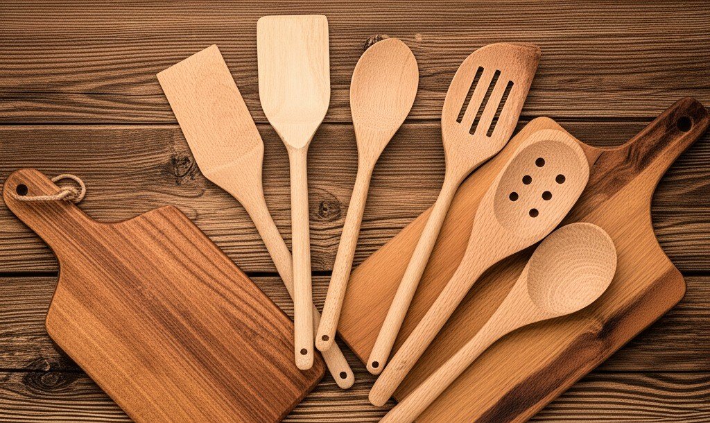 Wooden kitchen Utensils