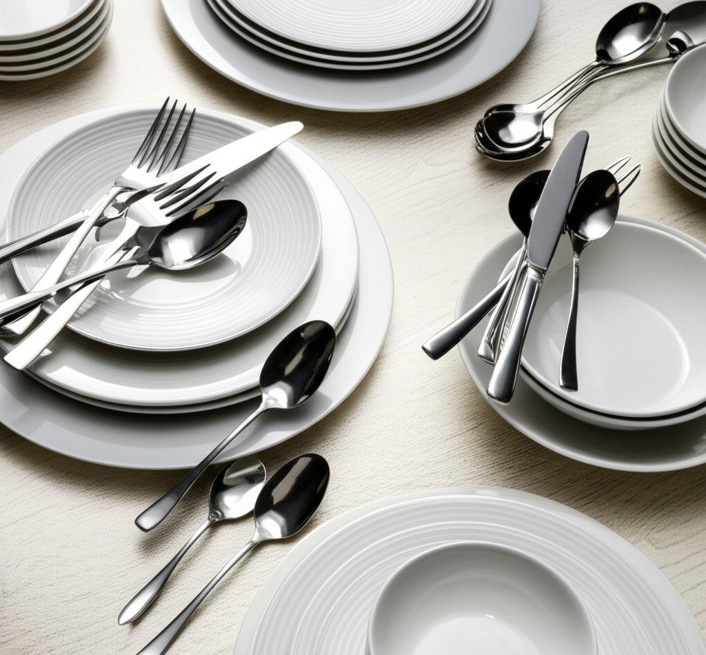 alot cutlery, Plates, and Bowls