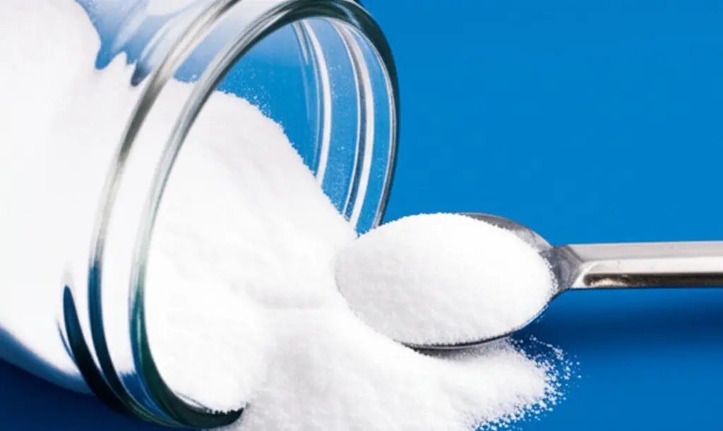 baking soda in container
