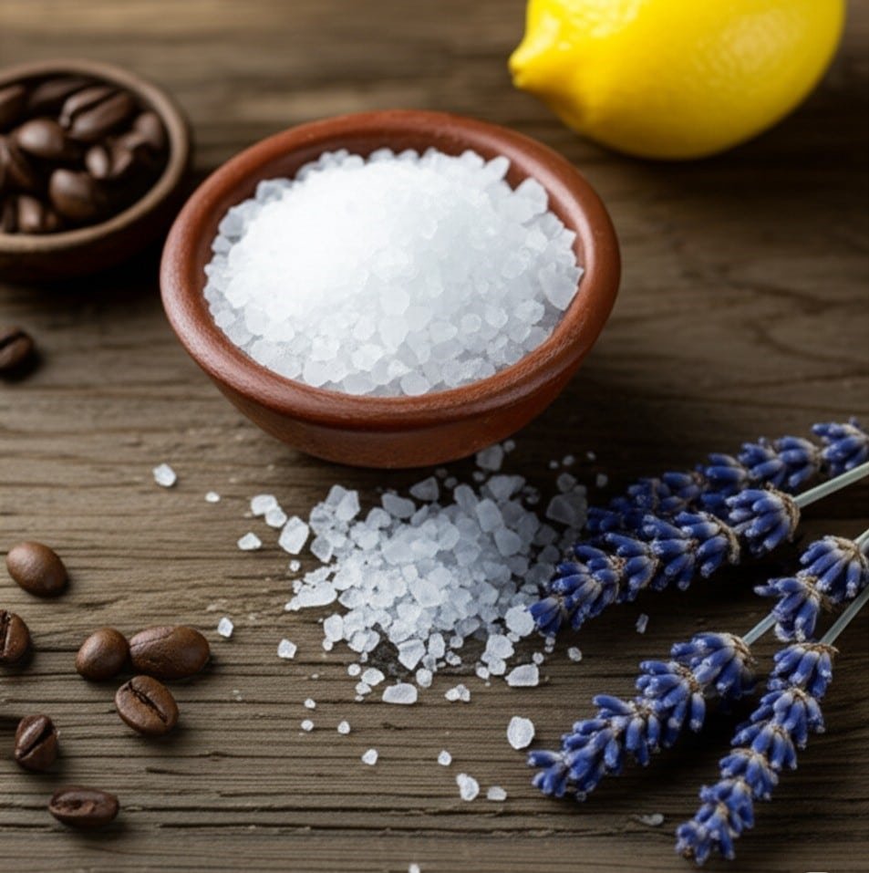 salt and natural deodorizers