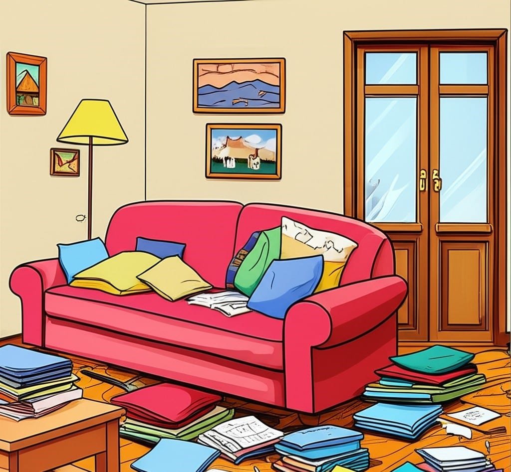 a disorganized home