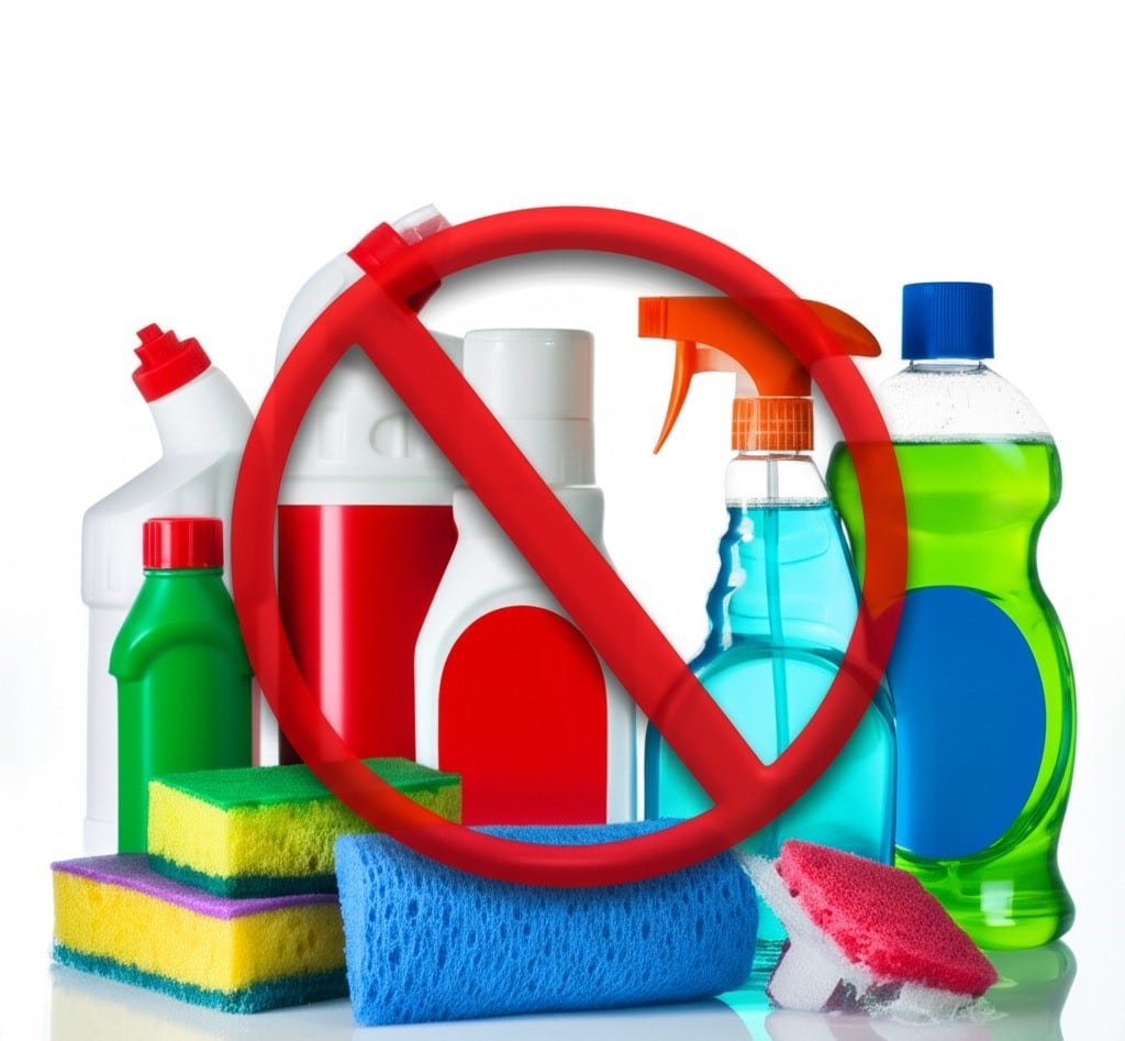 do not mix cleaning products