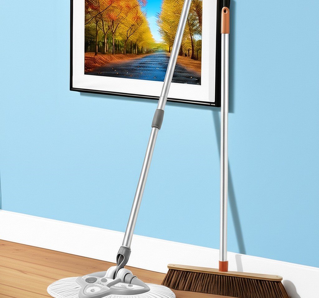 microfiber mop and broom