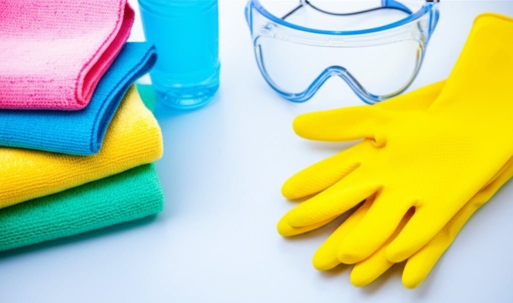 protective items for cleaning the house