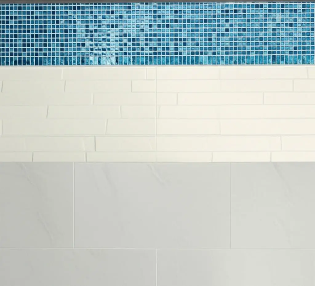 various types of tiles in a bathroom