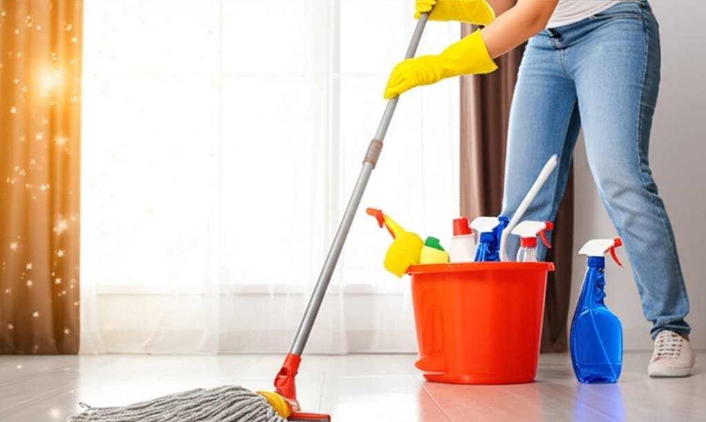 August cleaning preparation