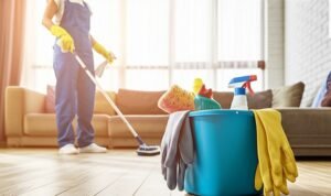 cleaning professional