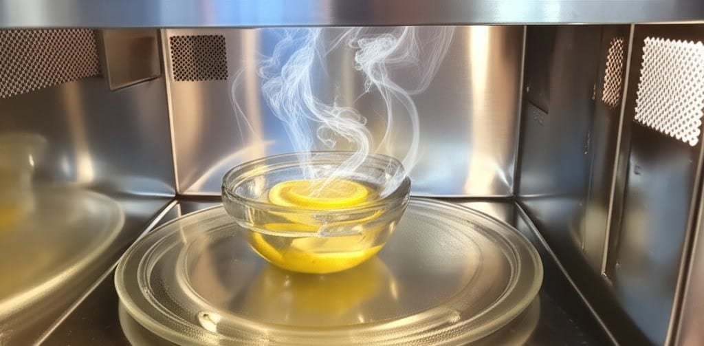 vinegar and lemon mixture