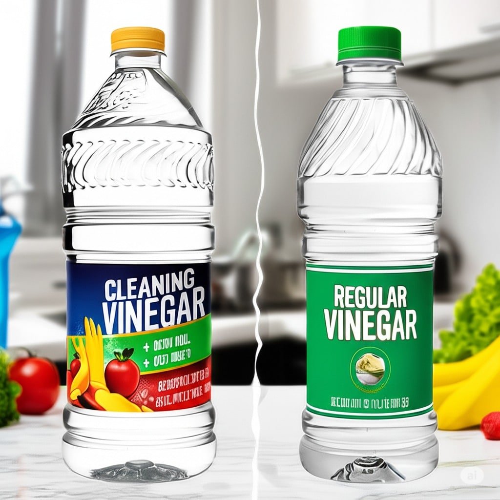 Cleaning vinegar vs regular vinegar