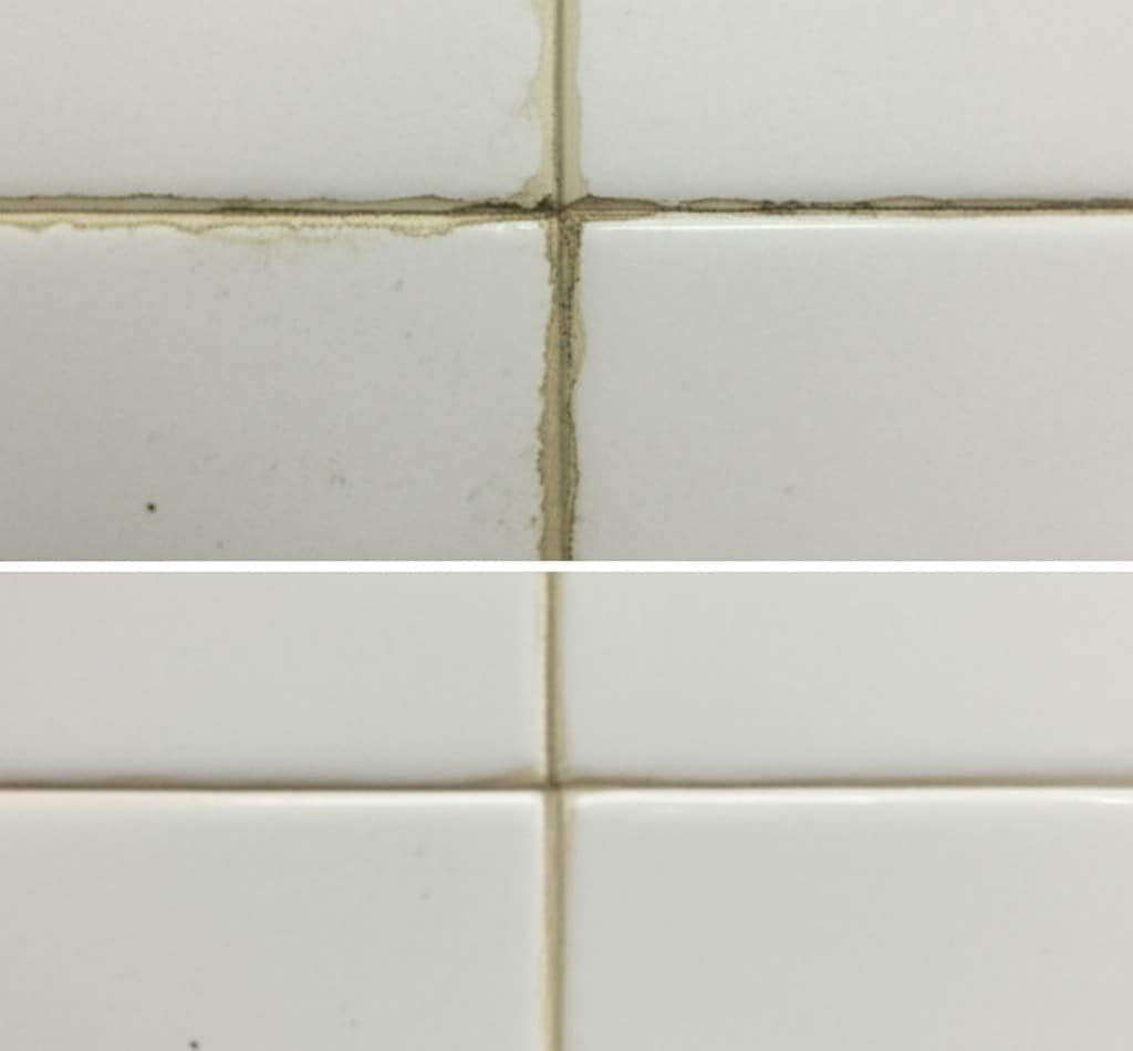 before and after grouting