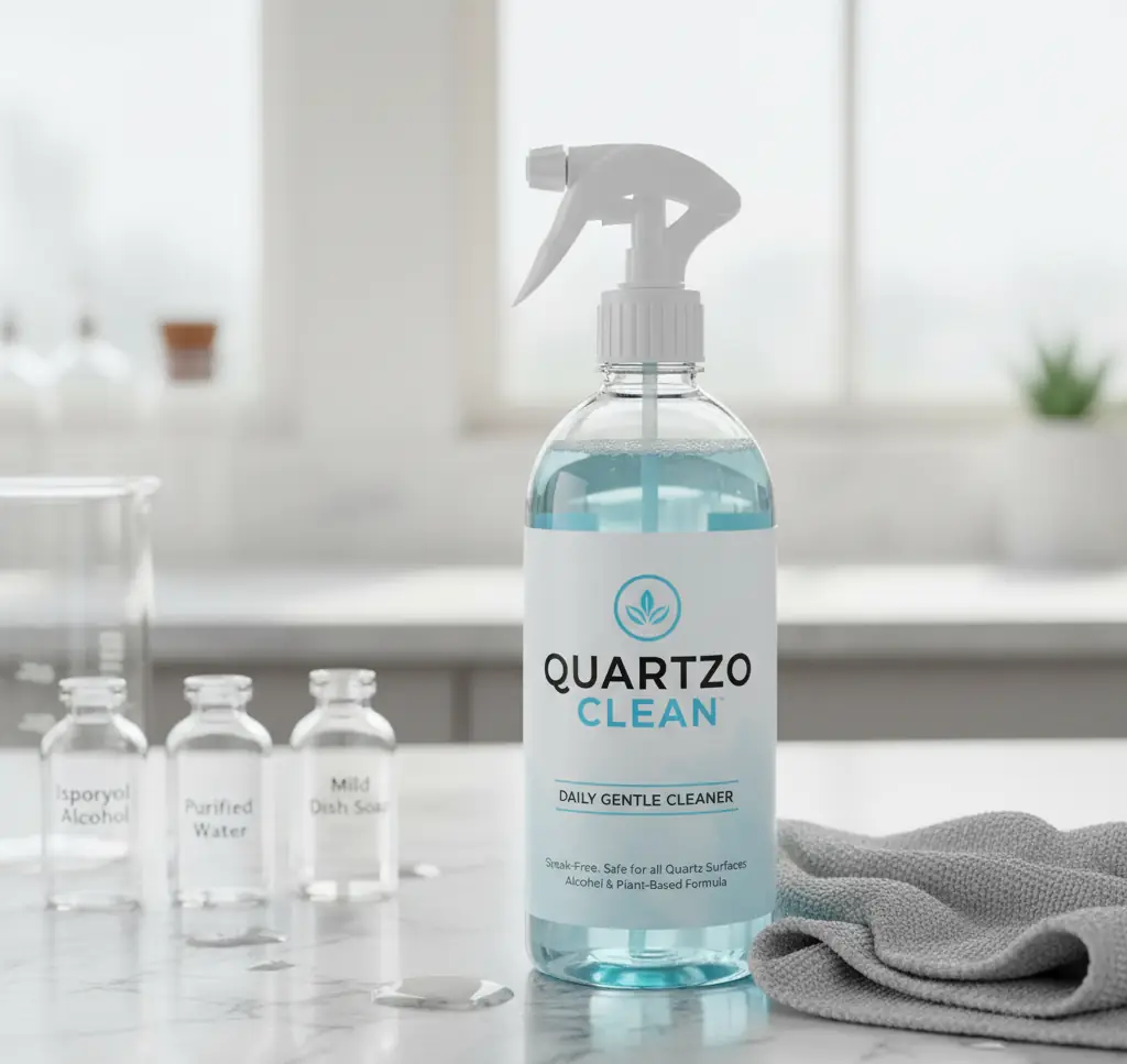 Cleaning Solution for cleaning quartzo countertop