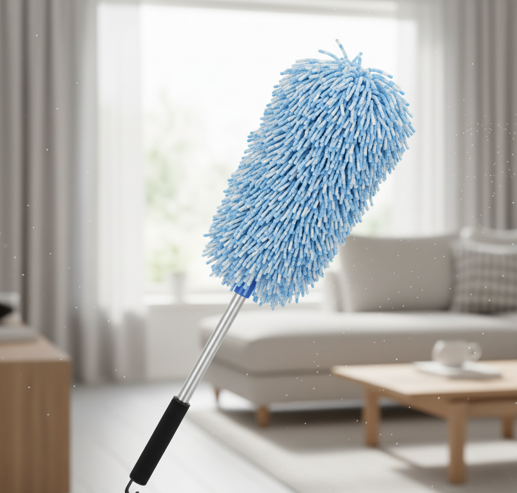Microfiber blue duster