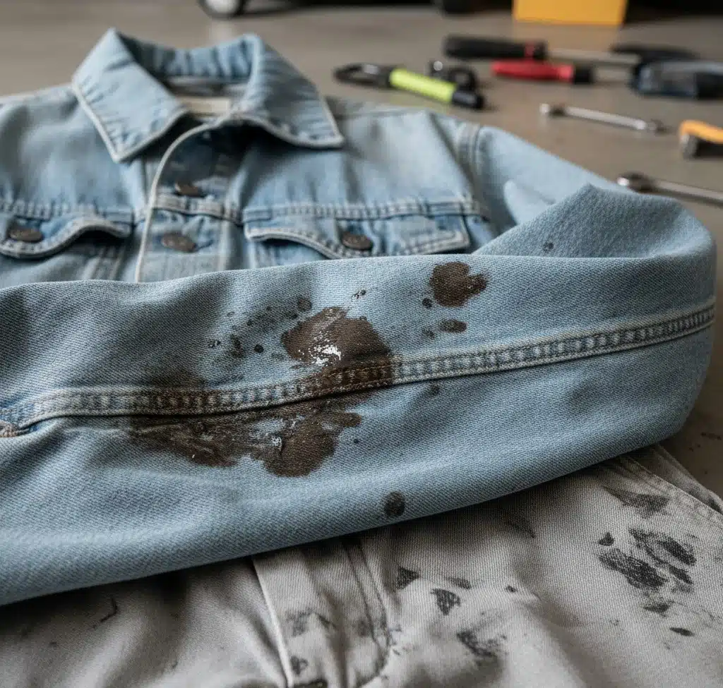 Oil-Based Stains (Greasy)  