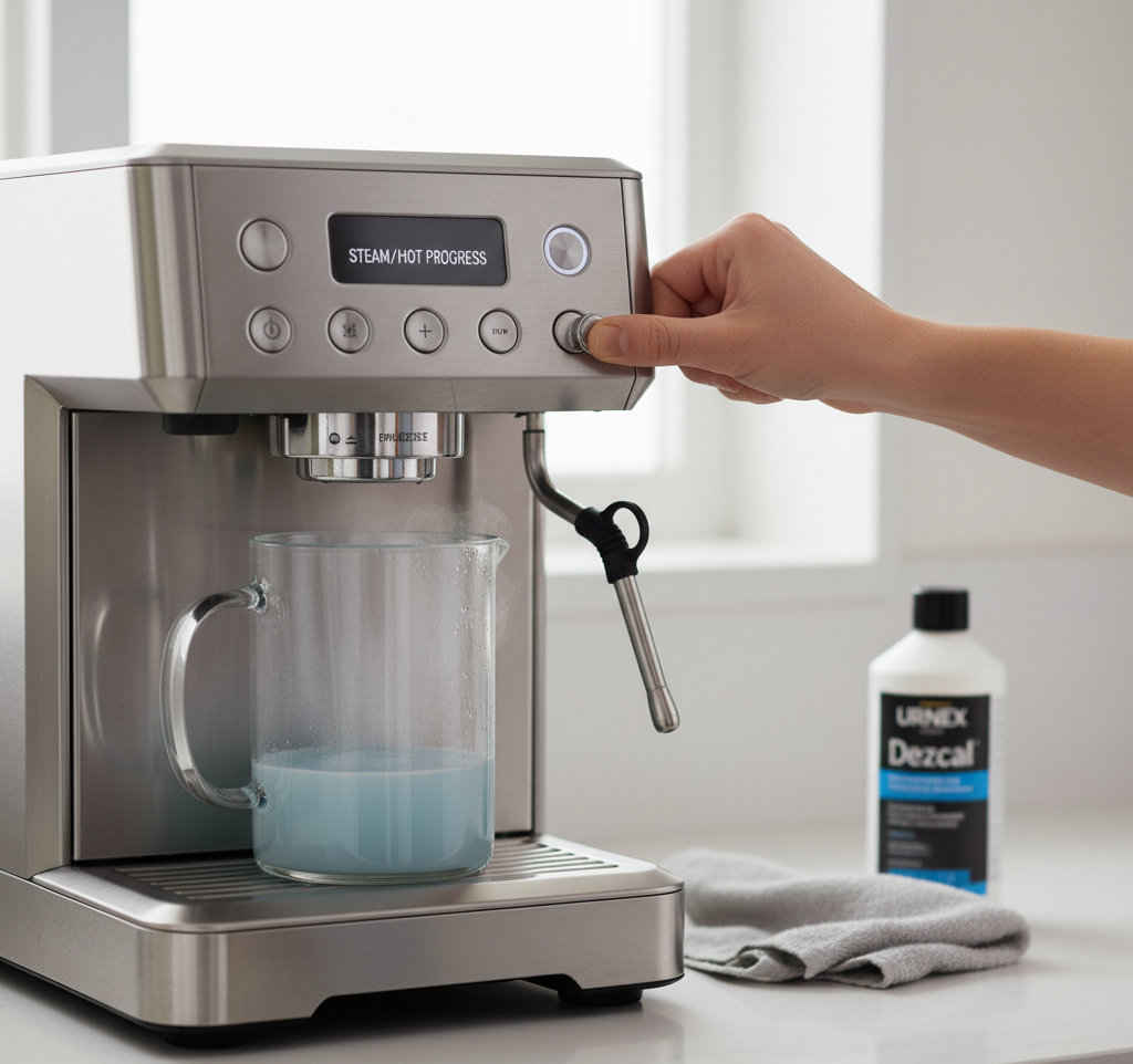 Practical Descaling on expresso machine