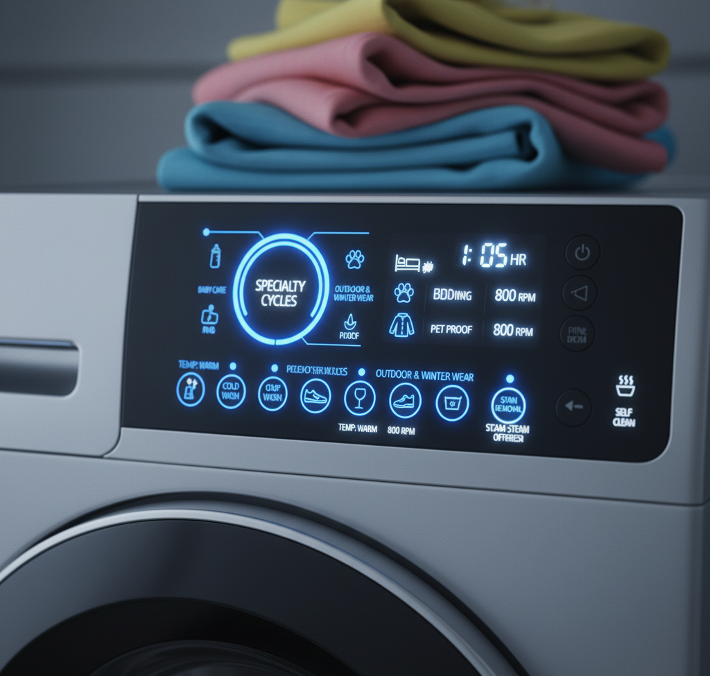 The Specialty Cycles of washing machine