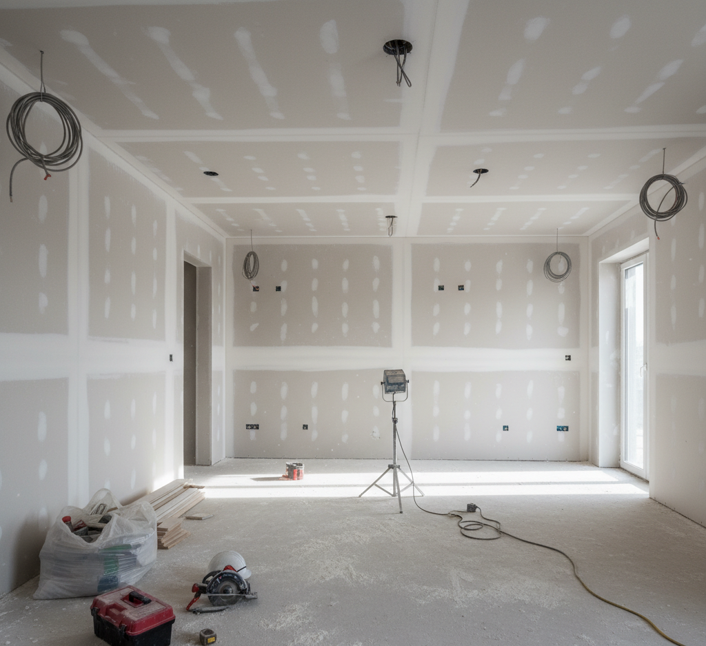 a post-construction room