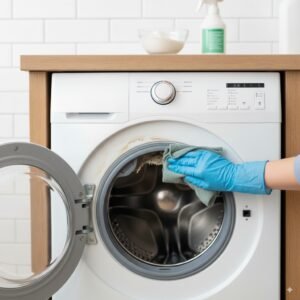 cleaning front-laod washing machine