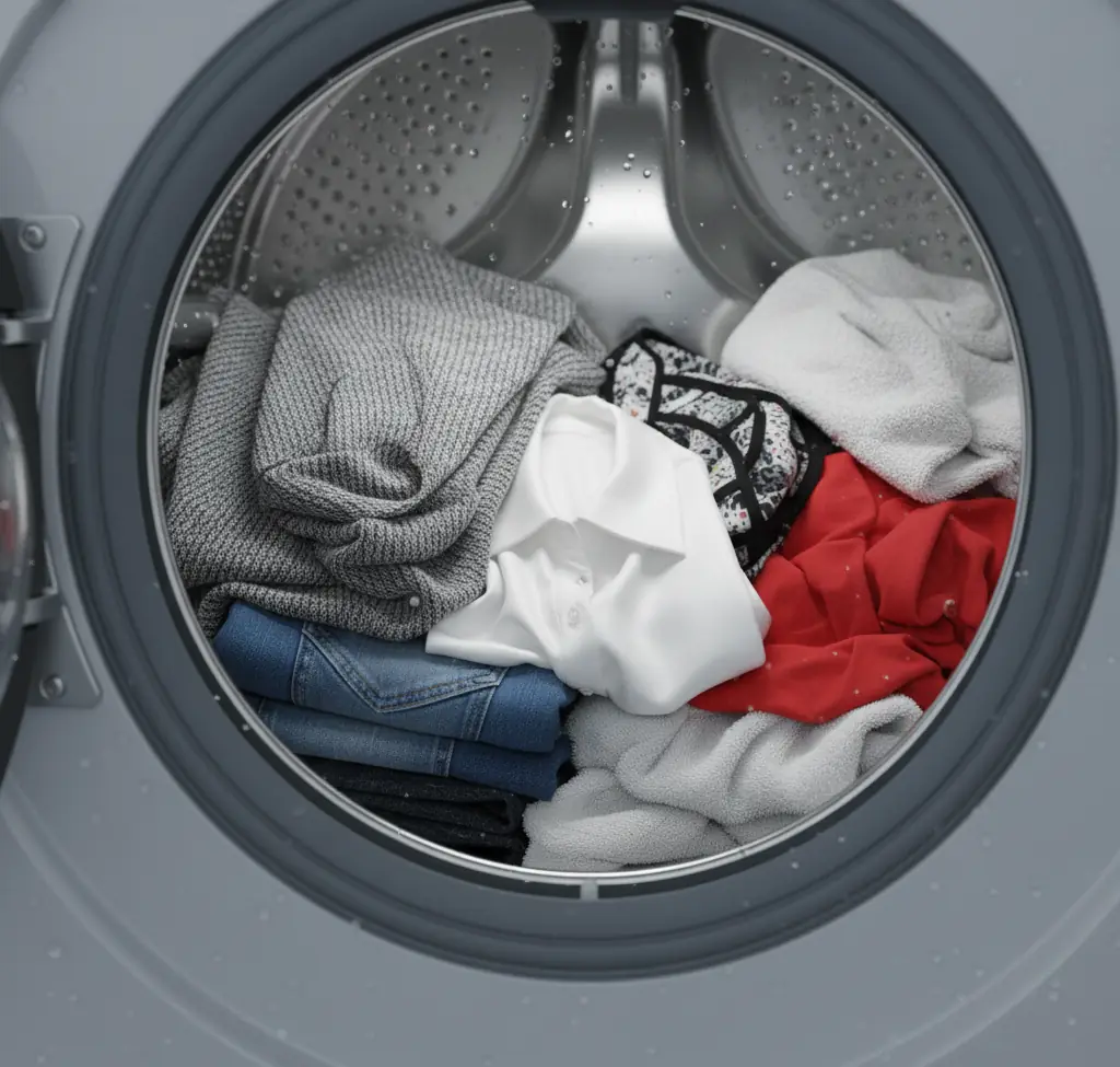 different types of fabric in the machine