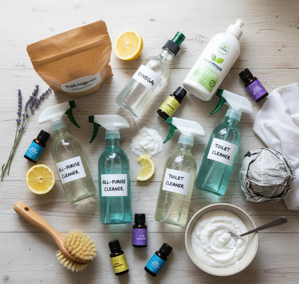 practical recipes for non-toxic cleaning products