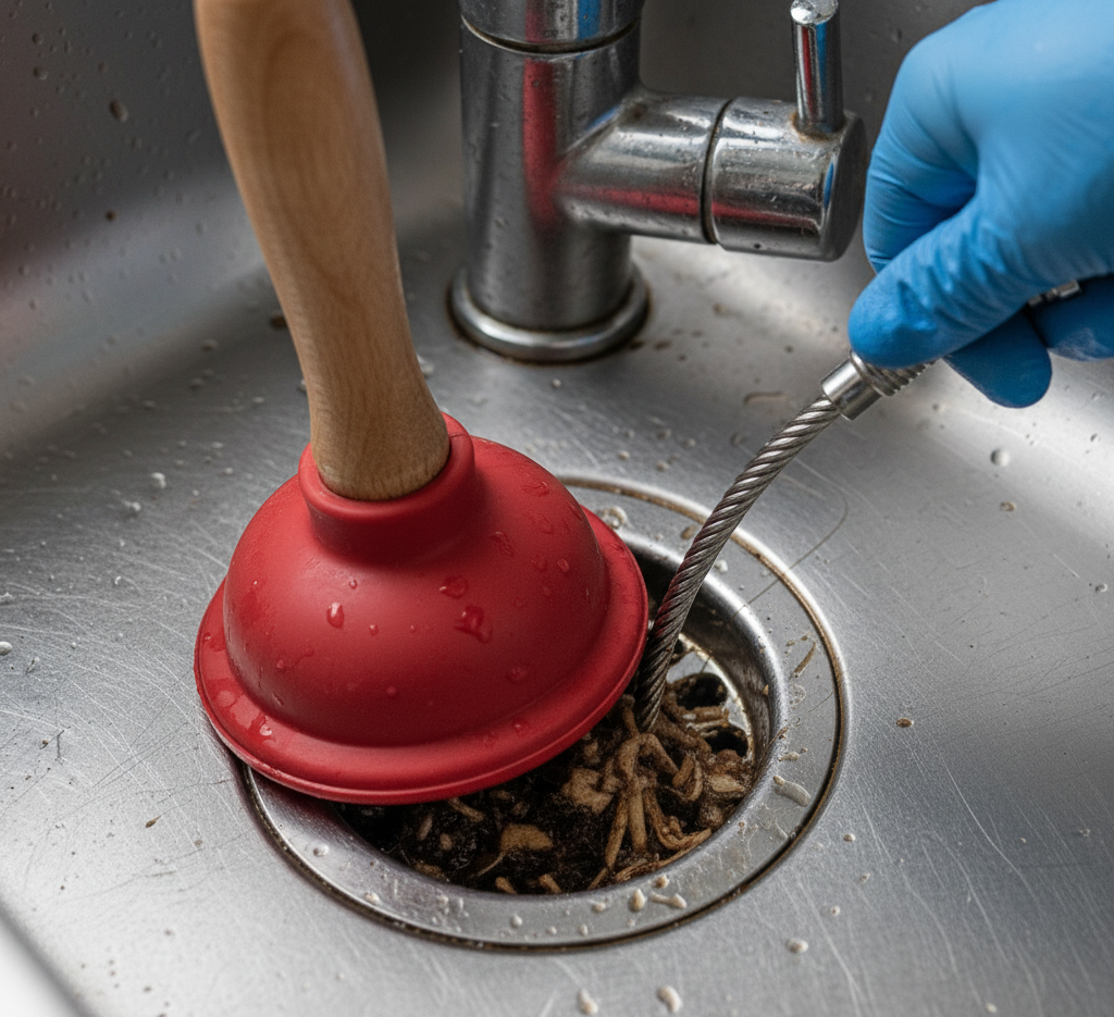 Plunger and Drain Snake