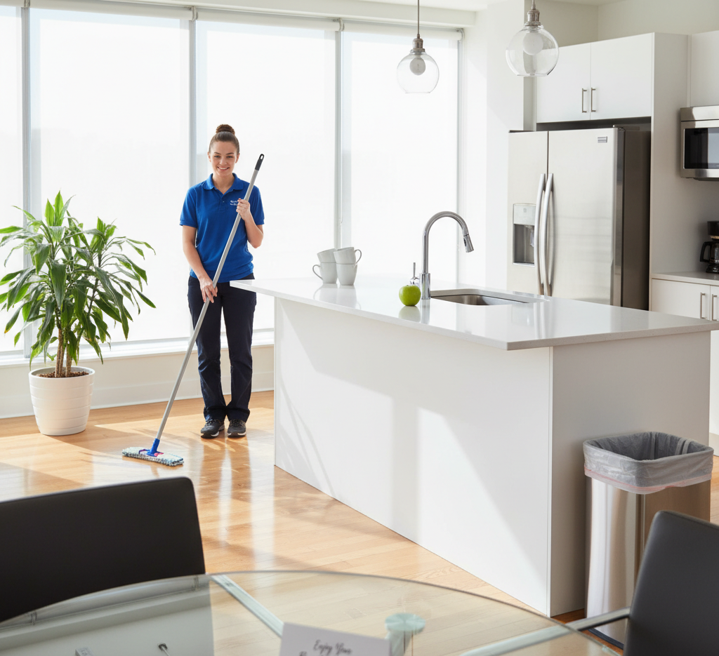 Quality of Cleanliness of a professional cleaner