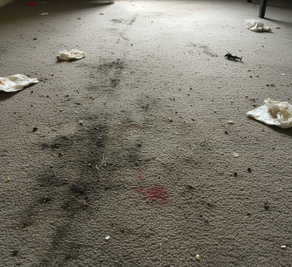 dirty carpet