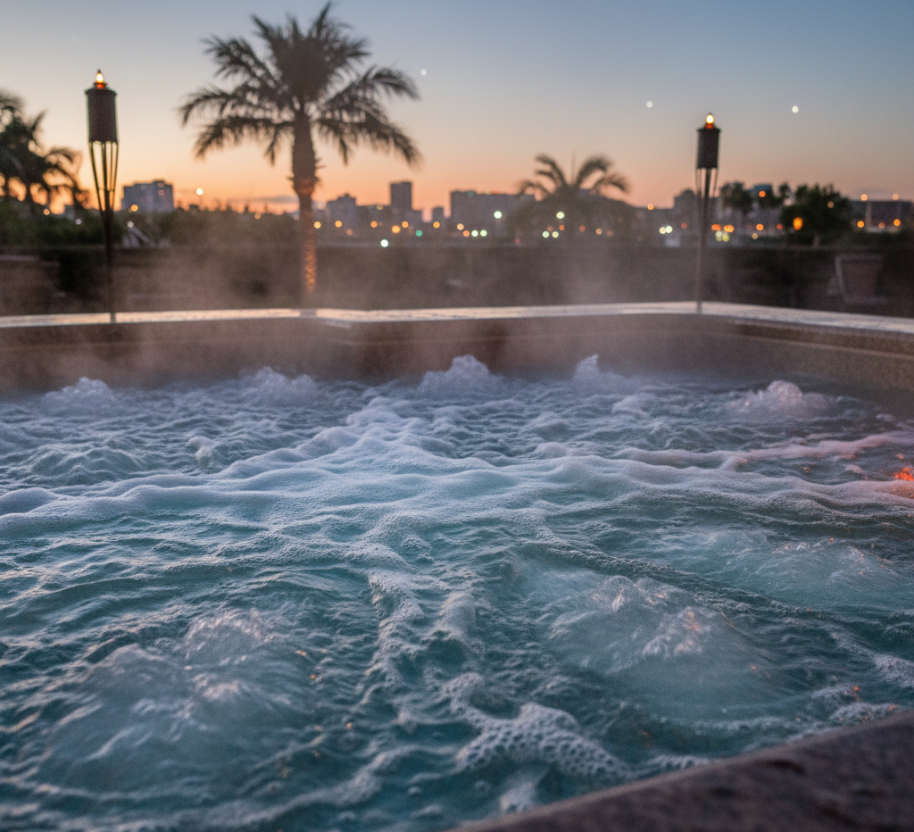 hot tub water