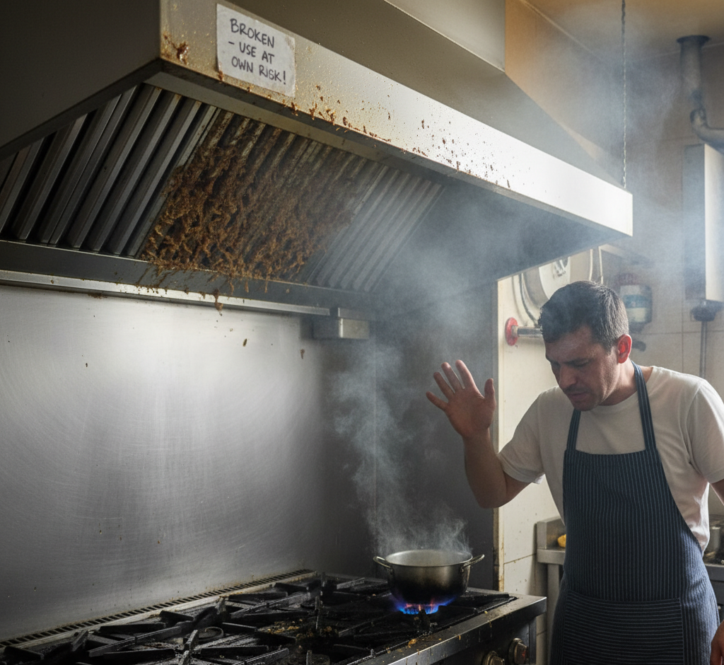 inefficient kitchen extractor fan