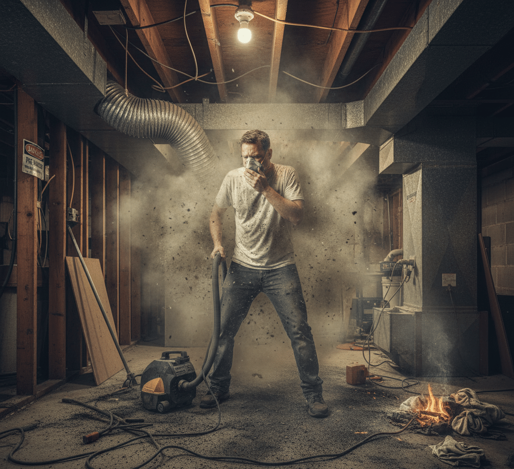 risks of DIY duct cleaning