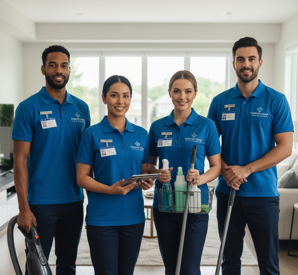 specialized cleaning service by a team