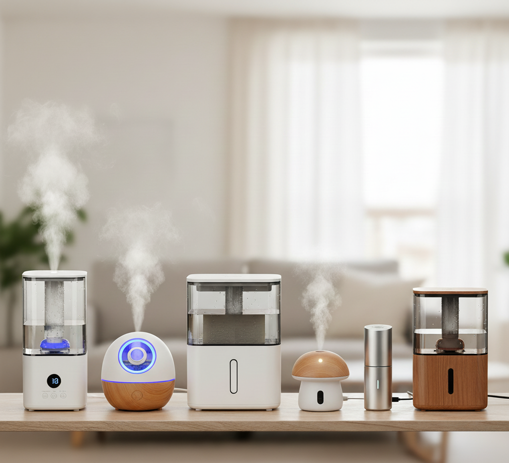 various types of humidifiers