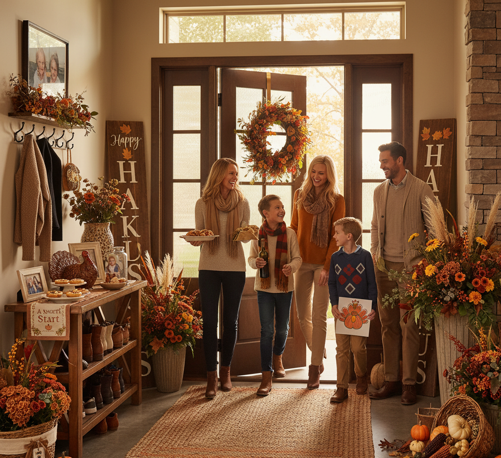 well-organized entrance