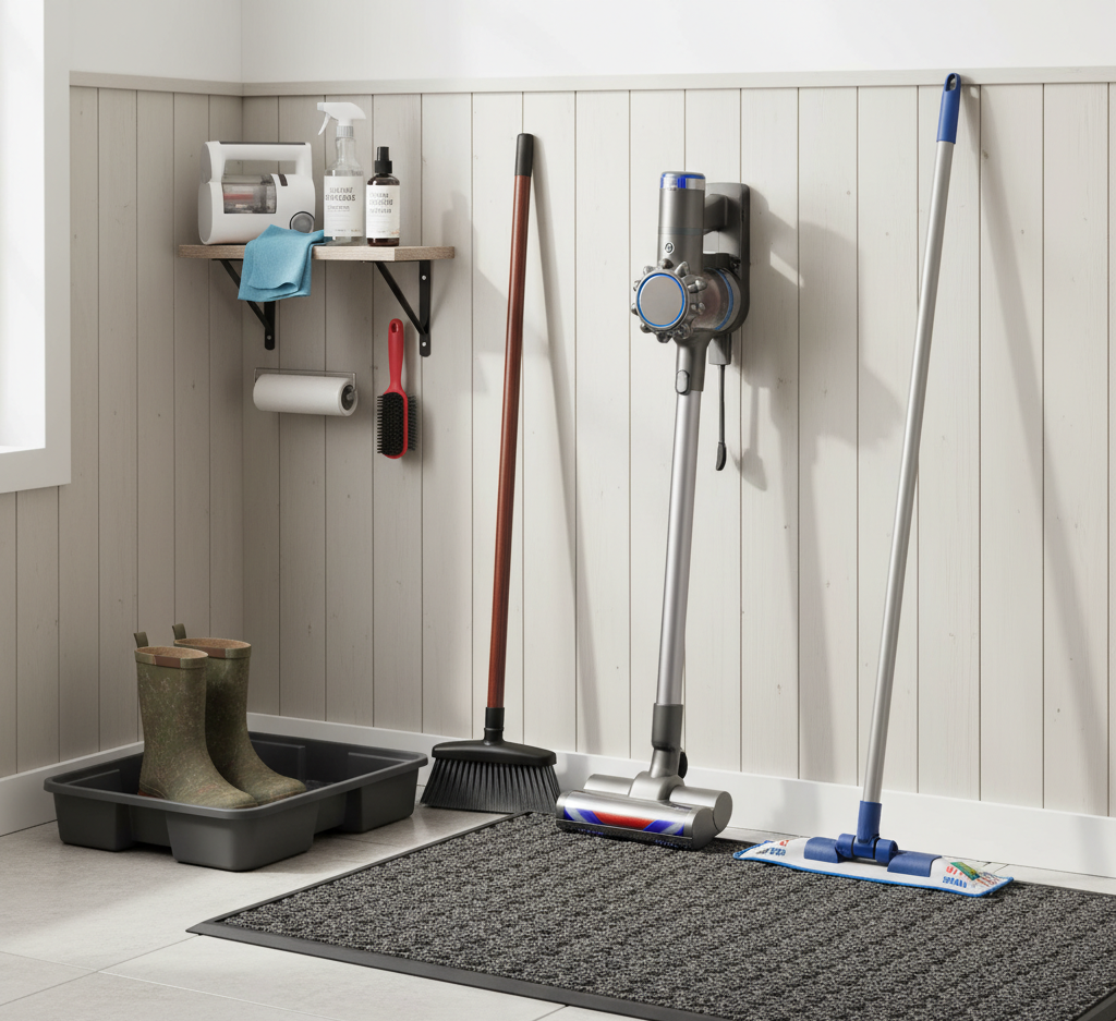 Cleaning Tools dedicated for entryways