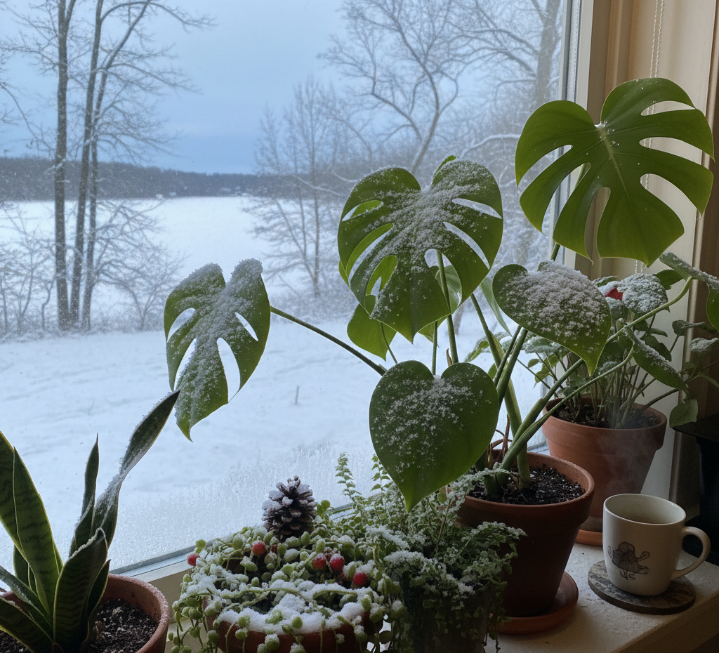 Houseplants in winter