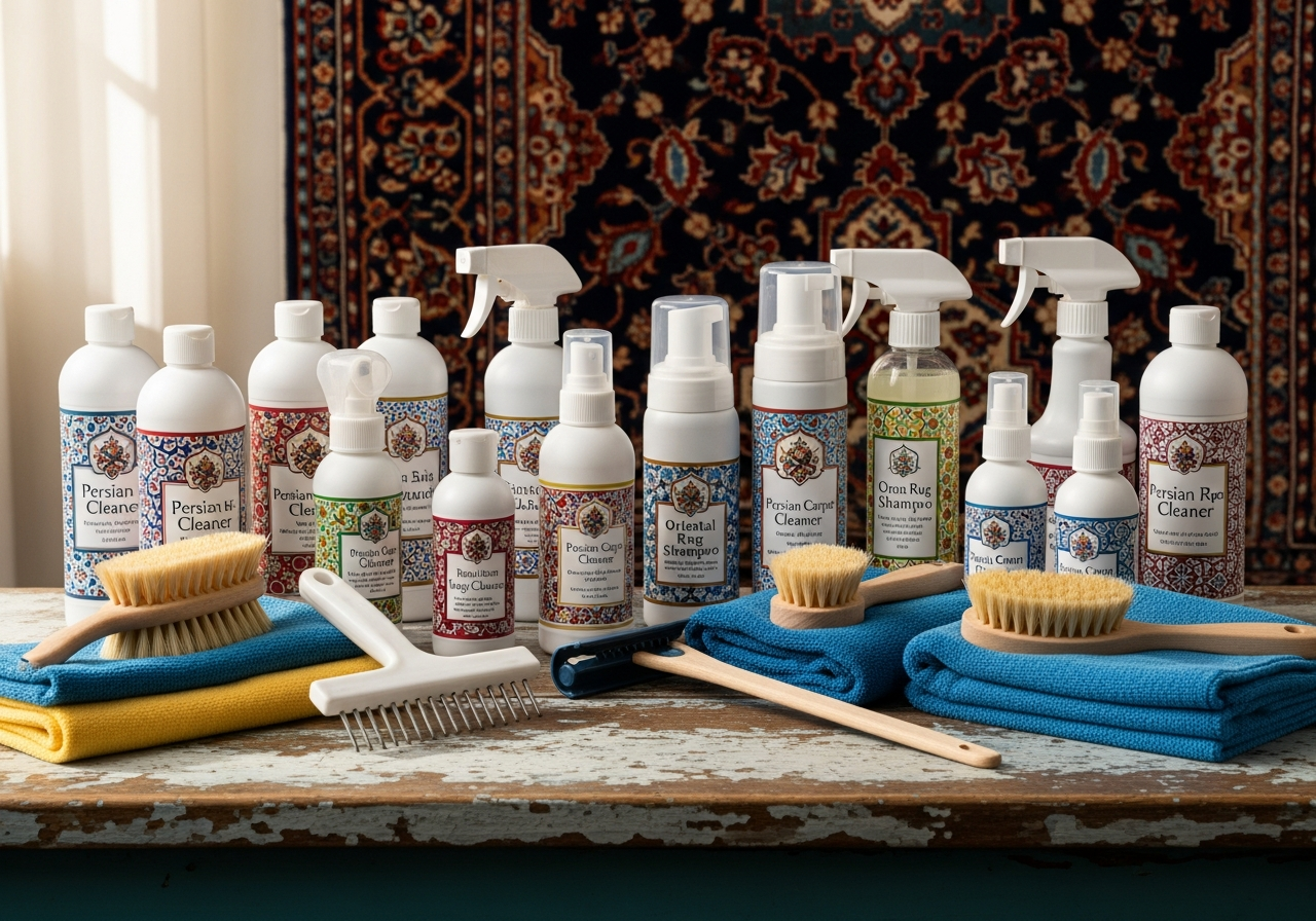 Persian carpet cleaning products