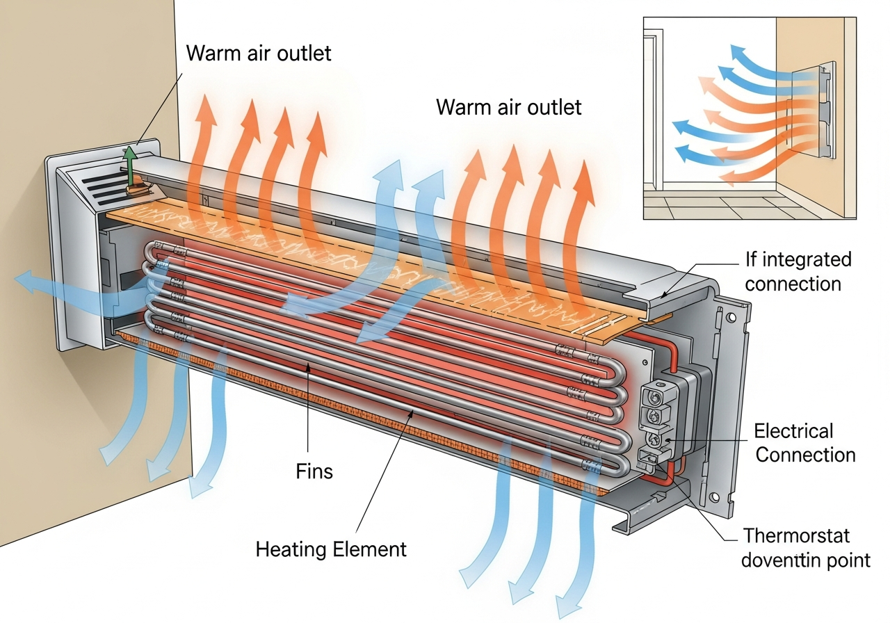 How baseboard heaters work