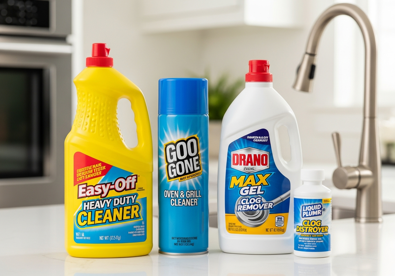 Oven Cleaners and Drain Openers
