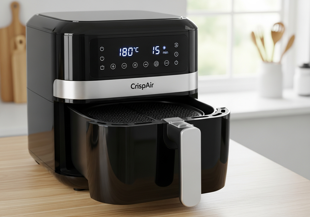 The Exterior an air fryer