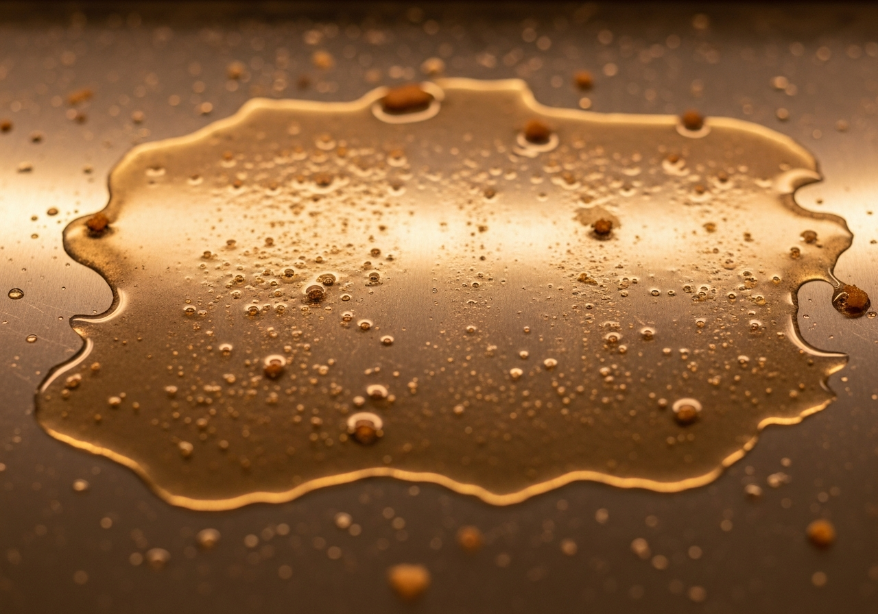 a thin layer of grease from a toaster