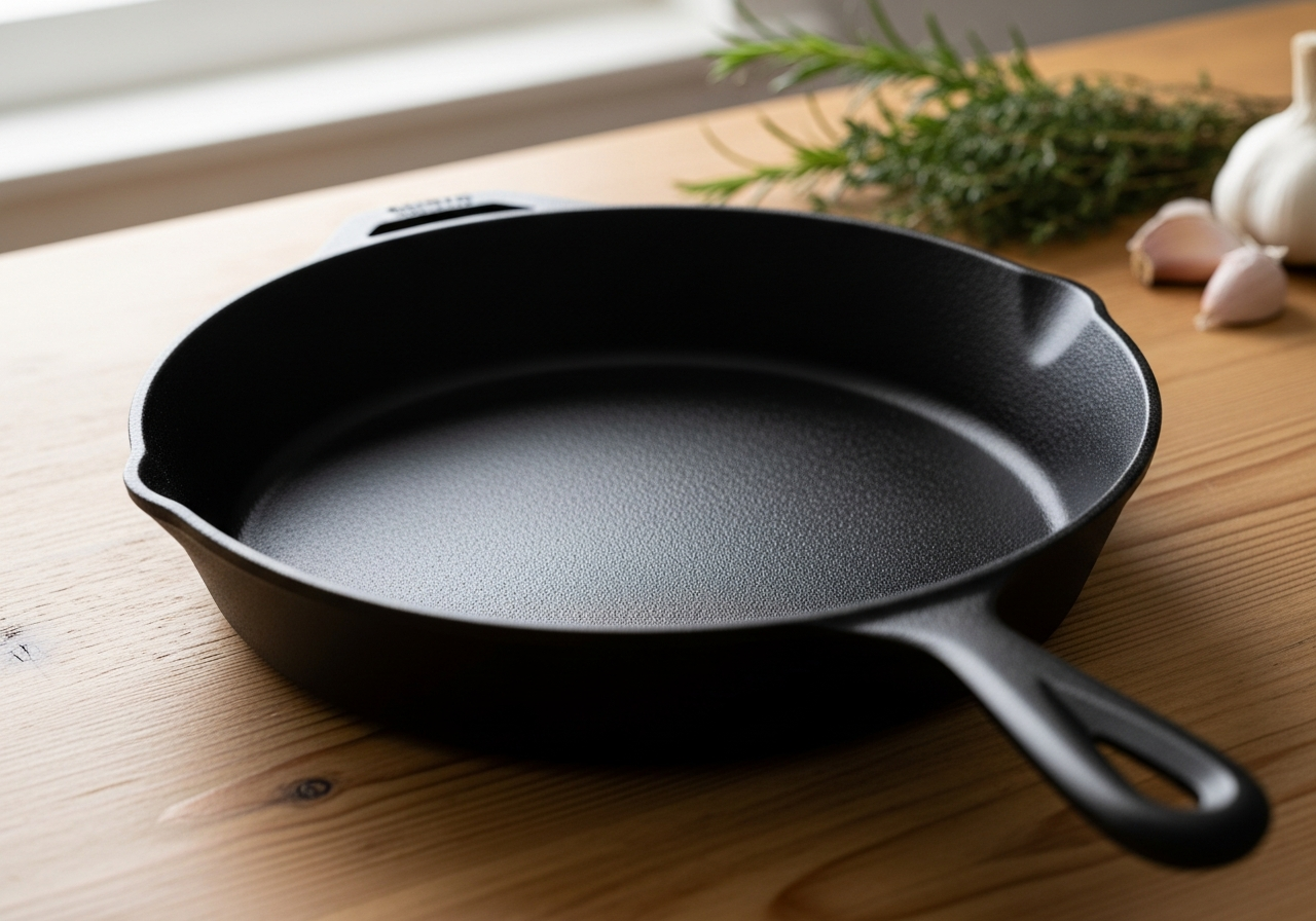 clean cast iron pan